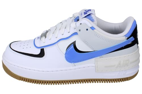 Image of Nike Womens Air Force 1 Shadow Trainers Dz1847 Sneakers Shoes