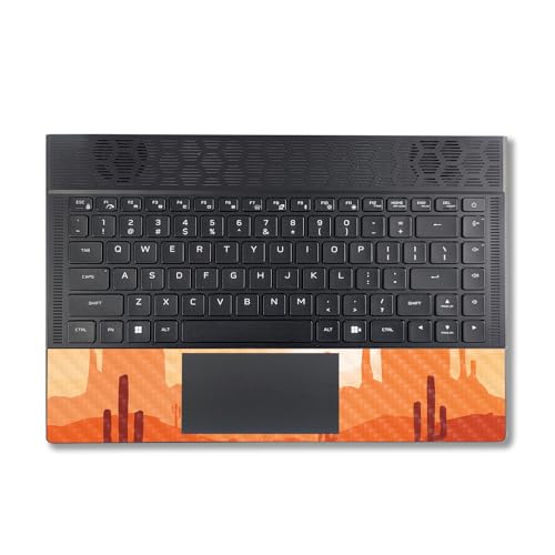 Image of MightySkins Carbon Fiber Skin Compatible with Alienware X14 R2 (2023) Full Wrap Kit - American Southwest | Protective, Durable Textured Carbon Fiber Finish | Easy to Apply | Made in The USA
