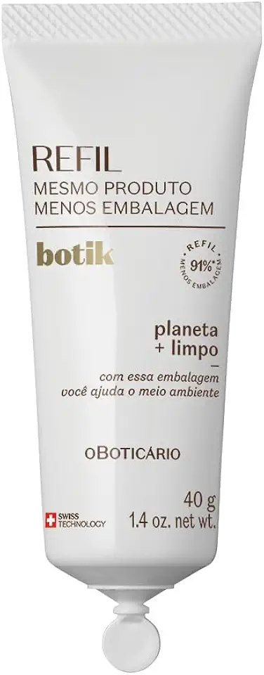 Refil Gel Creme Facial Firmador Ácido Hialurônico Botik 40g - O Boticário