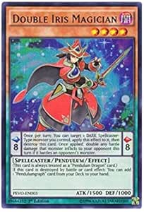 Amazon.com: YU-GI-OH! English Version PEVO-EN003 Double Iris Magician ...