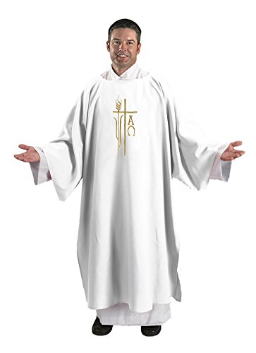 Alpha Omega Dalmatic (White)