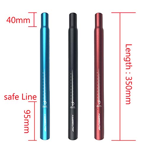 Bnvb Aluminum Alloy Bike Seatpost 25.4/27.2/28.6/31.6 X 350Mm For Mountain Mtb Road Bike Fixed Gear Bike Seat Post #TOP2