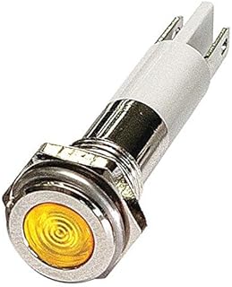 Led Lamp Type, 10Mm Mounting Dia Size,Round Indicator Light, 110V Ac Voltage,20408889134