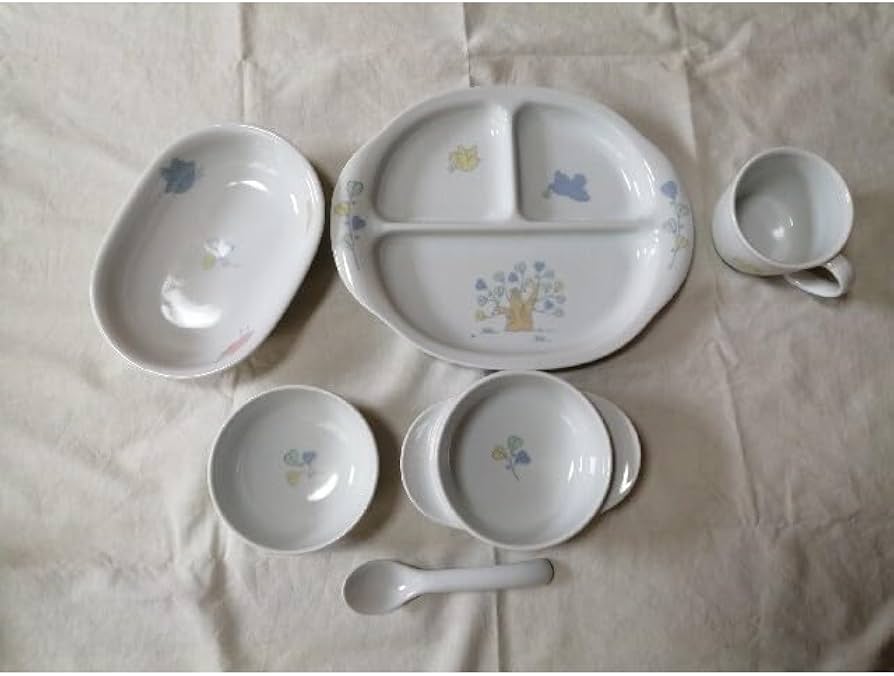 ☆未使用☆【白山陶器】チャイルド　森の詩6点セット［波佐見焼］ Amazon.co.jp: 白山陶器 チャイルド 森の詩 6点セット ［波佐見