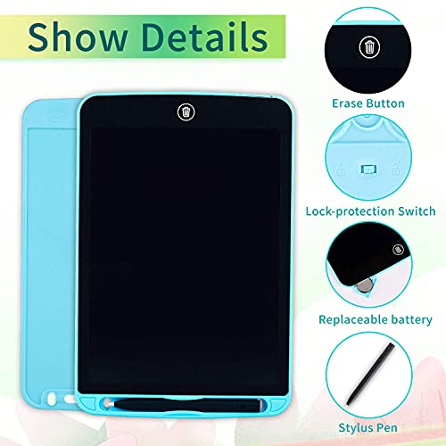 Lcd Writing Tablet For Kids 10 Inch, Colorful Doodle Board Drawing Tablet With Lock Function, Erasable Reusable Writing Pad, Educational Christmas Boys Toys Gifts For 3 4 5 6 Year Old Boys #TOP2
