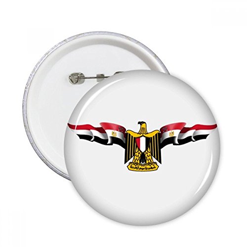Pins Arabe Drapeau de l'Egypte Badge Bouton XL 5pcs