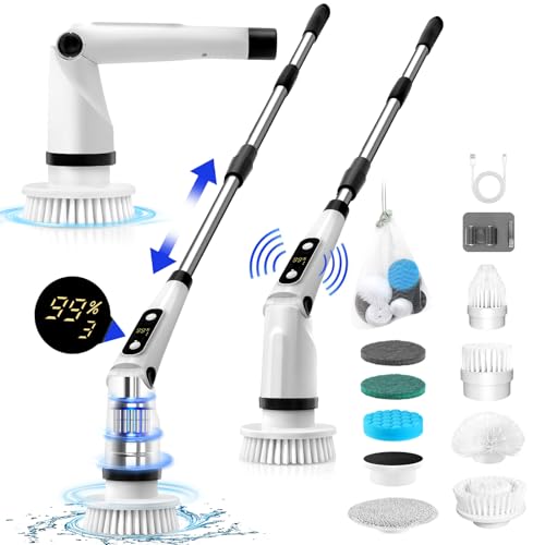 Spazzola Elettrica Rotante Con 7 Testine - Pulizia Casa Potente | Attrezzatura Pulizie - Foto 9