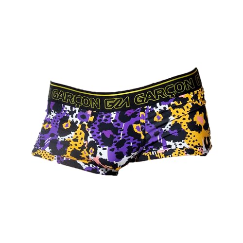 Bóxers ajustados hombre ropa interior cómoda GARÇON Purple Jaguar
