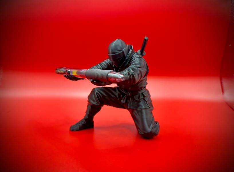 Ninja Kalemlik - Masaüstü Dekoratif Organizer | Ofis & Ev İçin Şık Kalem Tutucu, Hediye Seçeneği - Ninja Pen Holder - Custom Desk Decoration! - Görsel 3