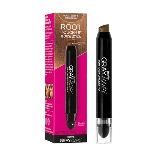 Everpro Gray Away Root Touchup Quick Stick Lightest Brown/Medium Blonde 0.10oz