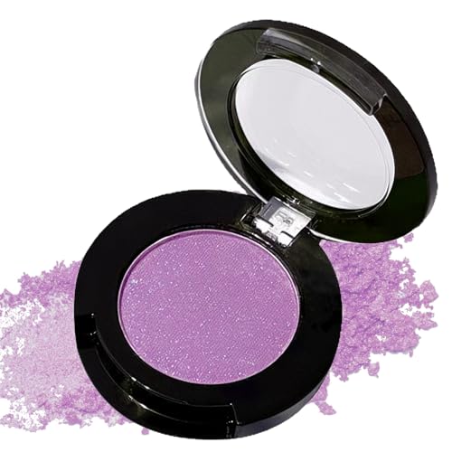 Matte Grape Purple Waterproof Eyeshadow - Single Shade Compact For Smokey Cool-Tone Looks, Long-Lasting Sweatproof Wear, Blendable Formula With Velvety Finish For All Skin Tones