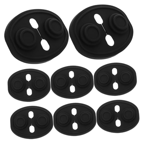 ABOOFAN 8pcs Silicone Car Door Lock Covers Silent Shock Absorption Protective Pads Weatherproof Latch Stoppers for Vehicle Noise Reduction and Vibration Dampening