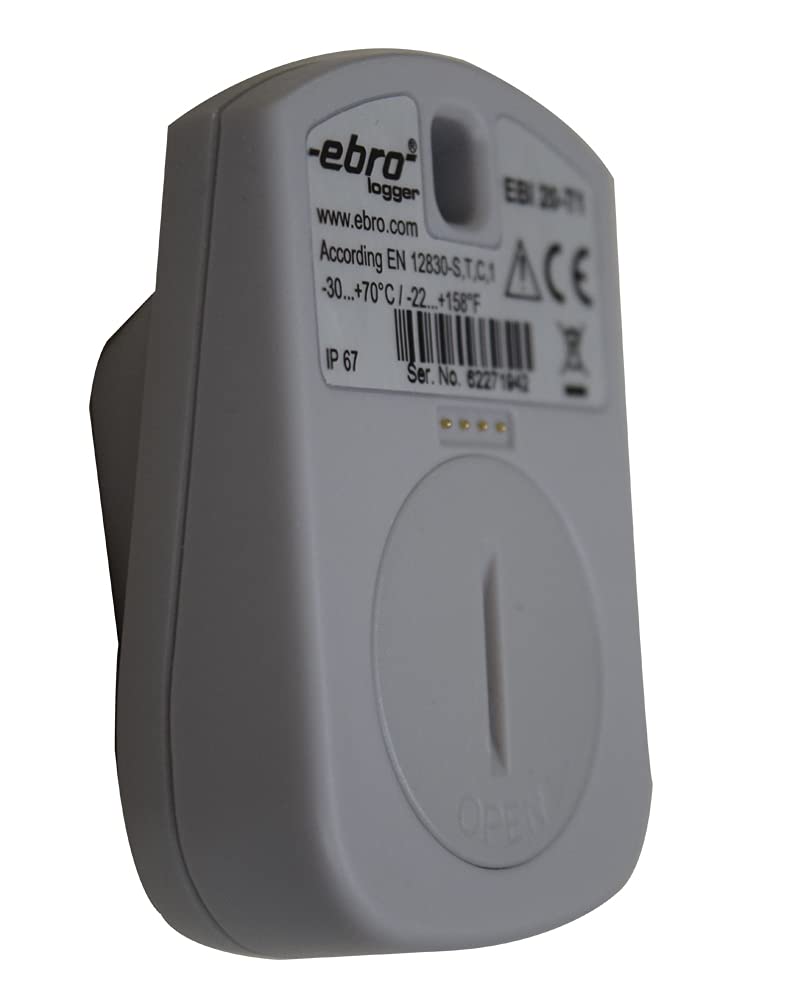 * Versand innerhalb von 1 Tag * EBRO EBI-20TH1 Datenlogger für Temperatur und Luftfeuchtigkeit, Reinräume, Apotheken, Kühlschränke, Lieferwagen, Gefrierschränke (Datenlogger + Schnittstellenset)
