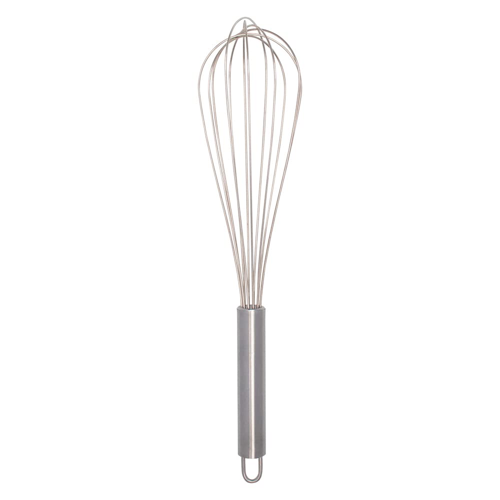 Mimo Style Batedor de Ovos e Massas Fouet, Inteiramente em Aço Inoxidável, Excelente Durabilidade e Belo Design, Útil Para Diversas Receitas Como Massas de Bolo, Tortas, Pães, Cremes, Claras em Neve