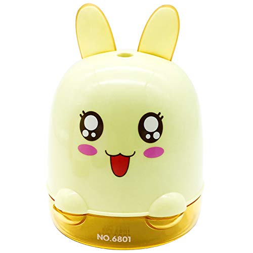 USB Electric Pencil Sharpener Electric Pencil Sharpener Helix Mini Electric Pencil Sharpener USB Powered Fast Pen Automatic Power-Off,Yellow