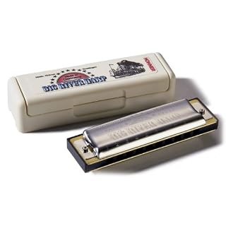 Hohner 590BL Big River Harmonica, bouton de l’a - Les Beatles, Paul McCartney, John Lennon, RIngo Starr, George Harrison Hohner 590BL Big River Harmonica, bouton de l'a – Image 2