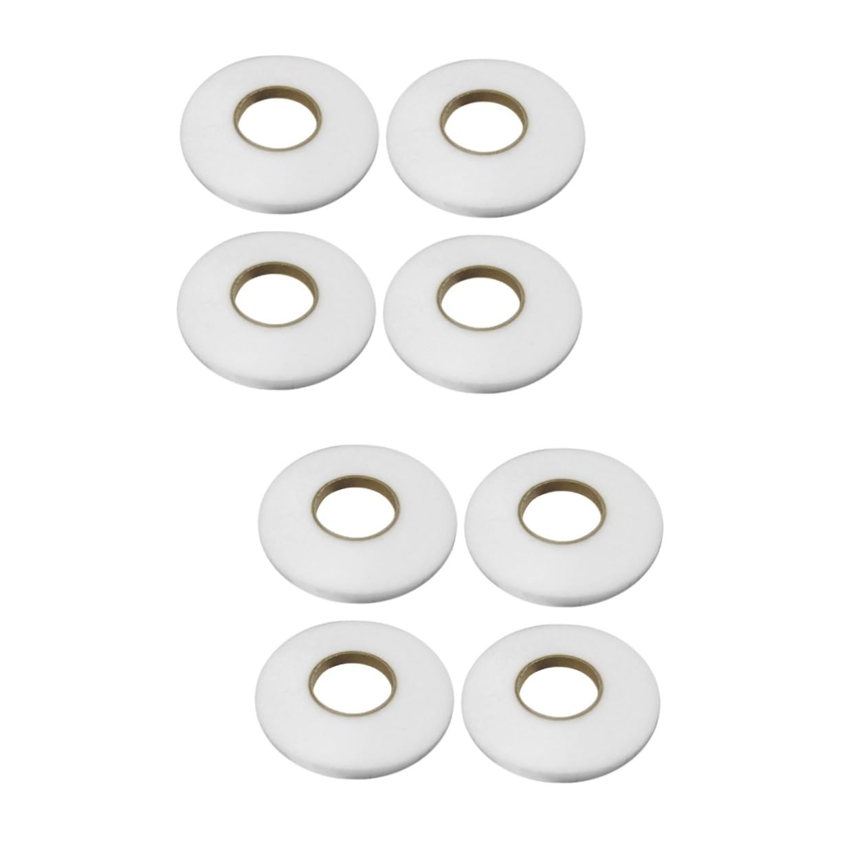 TEHAUX 8rouleaux Ruban Double Face Non Tissé Pour Vêtements Bande Thermocollante Large Blanc Pour Accessoires De Couture Et Ourlets