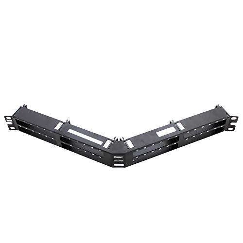 Panel de conexiones PANDUIT QAPP48HDBL angular de 48 puertos de alta densidad 2