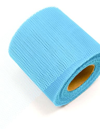 Generique - Rouleau de Tulle Bleu Turquoise 20 Mètres