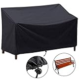 Outdoor Bench Cover Waterproof for 2-Seater Outside Garden Park Patio Loveseat Furniture Bench Cover