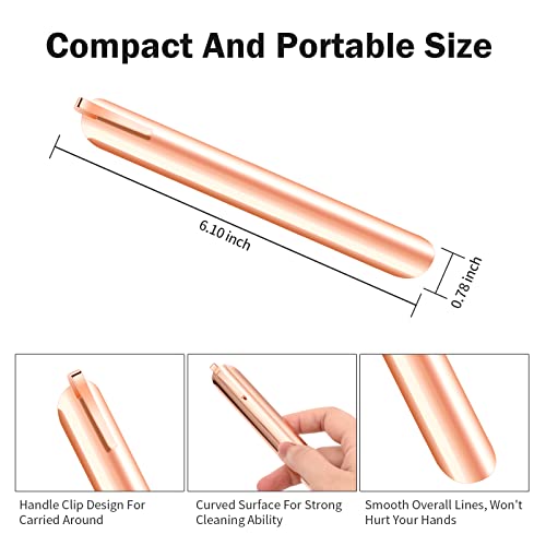 Crumbers for Servers, Compact Crumb Sweeper with Pocket Clip, Scraper Tool Kitchen, Serveware Tabletop Clean Accessories in Restaurant & Home for Waiters, Waitresses and Server (20 PACK, Rose Gold) by HKDGYHON - Image 3