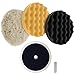 Professional 8" Wool and Waffle Foam Pad Buffing, Polishing and Finishing Kit...