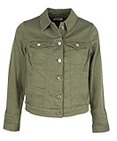 Brusttaschen s.Oliver Damen Jacke Jeansjacke, 78z8 Amazone KHA Denim, 34