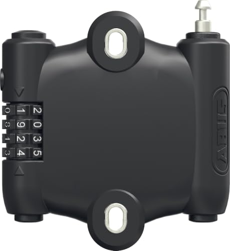 ABUS ausziehbares Kabelschloss - SportFlex 2504 - Fahrradschloss zur Befestigung unter dem Flaschenhalter - Zahlenschloss - leicht flexibel platzsparend - Kabellänge 90 cm