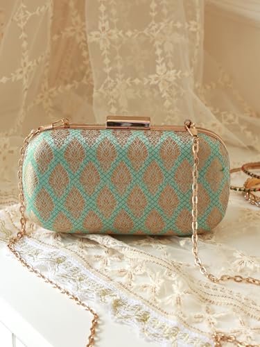 Image of THE TAN CLAN Classic Long Clutch Purses Luxury Handbags Bag for Women - Elegant Evening Handbag, Stylish Purse with Magnetic Closure