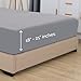 Elegant Comfort 1500 Premium Hotel Quality 18-21 Inches Deep - Extra Deep Pocket Single Fitted Sheet for High Mattress, Luxury and Softest, Smart Pocket - Wrinkle Free, King, Gray