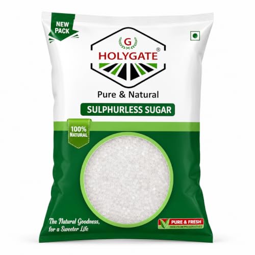 Image of Holygate Refined Sulphur-less Sugar 5 Kg (Pack of 5 x 1 Kg) | Pure & Hygienic | Fine Crystal Sugar | Premium Quality | HGSS-2