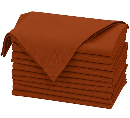 Ruvanti Linen Napkins Set of 12, 18x18 Cloth...
