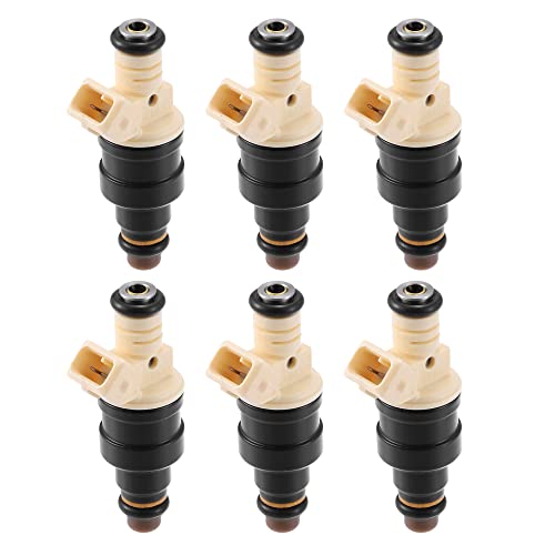 X AUTOHAUX 6pcs 0280150701 13641310641 Fuel Injector for BMW E36 M3 3.0L 1992-1995 for BMW M5 E34 3.6L 1988-1993 for Citroen Synergie for Fiat Punto for Peugeot 406