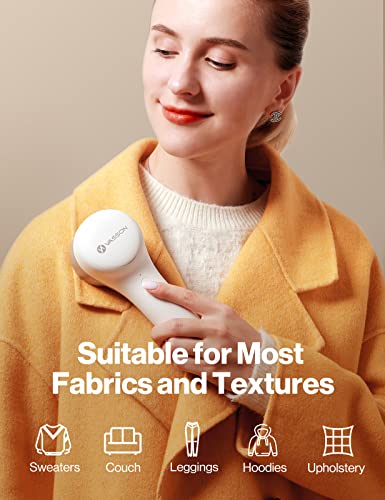 Vasson Fabric Shaver, Sweater Shavers To Remove Pilling, High-Perf Defuzzer, Rechargeable Electric Lint Shaver For Fuzz And Lint Balls From Clothing, Upholstery (Greyish White) #TOP2