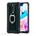 Produktbild TANYO Hülle für Xiaomi Redmi 9, Schutzhülle TPU Silikon Armor Handyhülle mit Ständer, Stoßfeste Silikonhülle mit Bumper, Grün