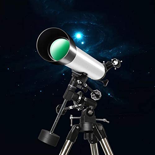 Teleskop dla dzieci, astronomiczny teleskop refraktorowy z aperturą 80 mm, przenośne teleskopy podróżne z celownikiem, prezent astronomiczny dla przyjaciół rodziny dzieci