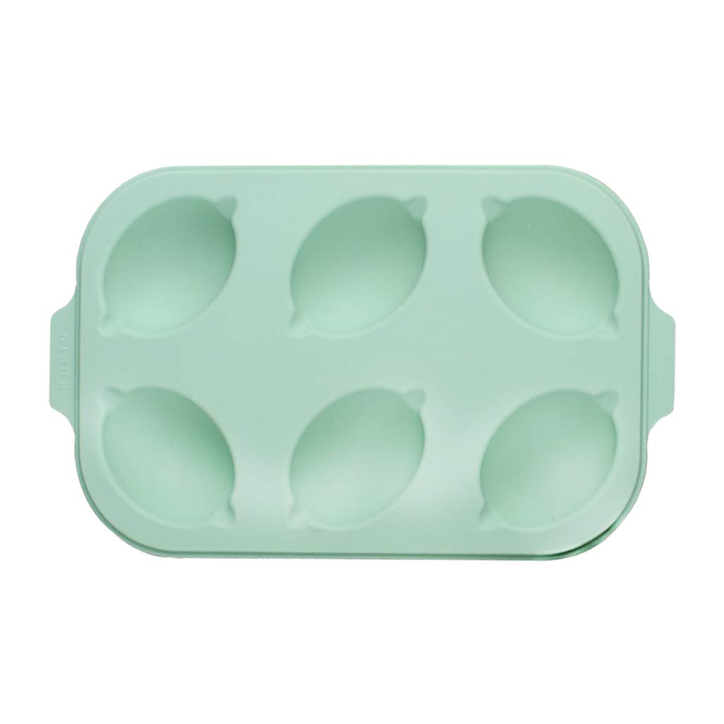 Moldes para helado, Molde de silicona 6 agujeros for repostería, chocolate, magdalenas, helados, galletas y decoración pasteles