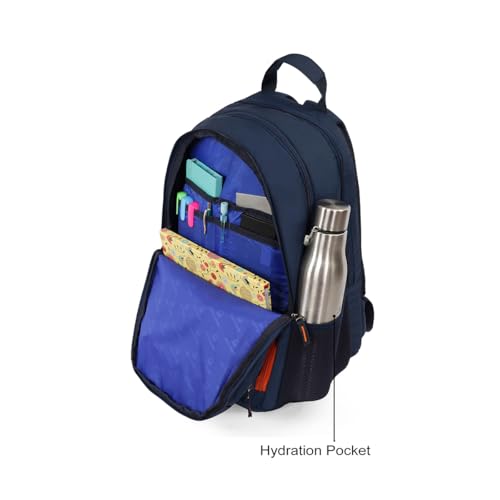 Image of United Colors of Benetton Fabio 30L Backpack, Water-Resistant, 3-Compartment Design, Stylish & Functional for College & Travel, with 1-Year Warranty