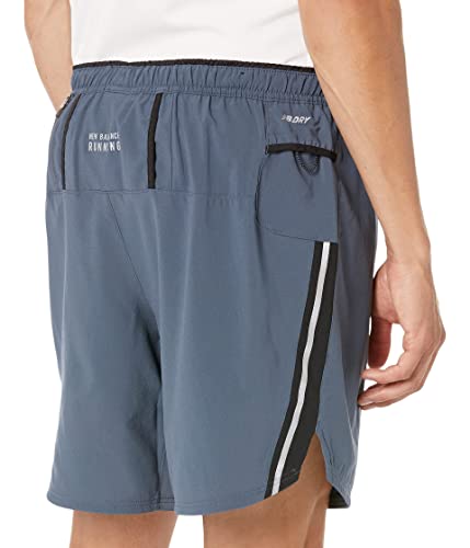 Image of New Balance Men's Impact Run 7 Inch Short, Black