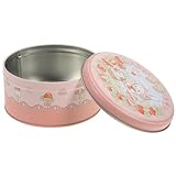 ANDRESLAD Keksdose aus Weißblech mit Deckel Aufbewahrungsbox für Kekse Tee und Süßigkeiten Große Metall Teedose Luftdichte Aufbewahrung für Snacks und Trockenwaren Dekorative Vorratsdose