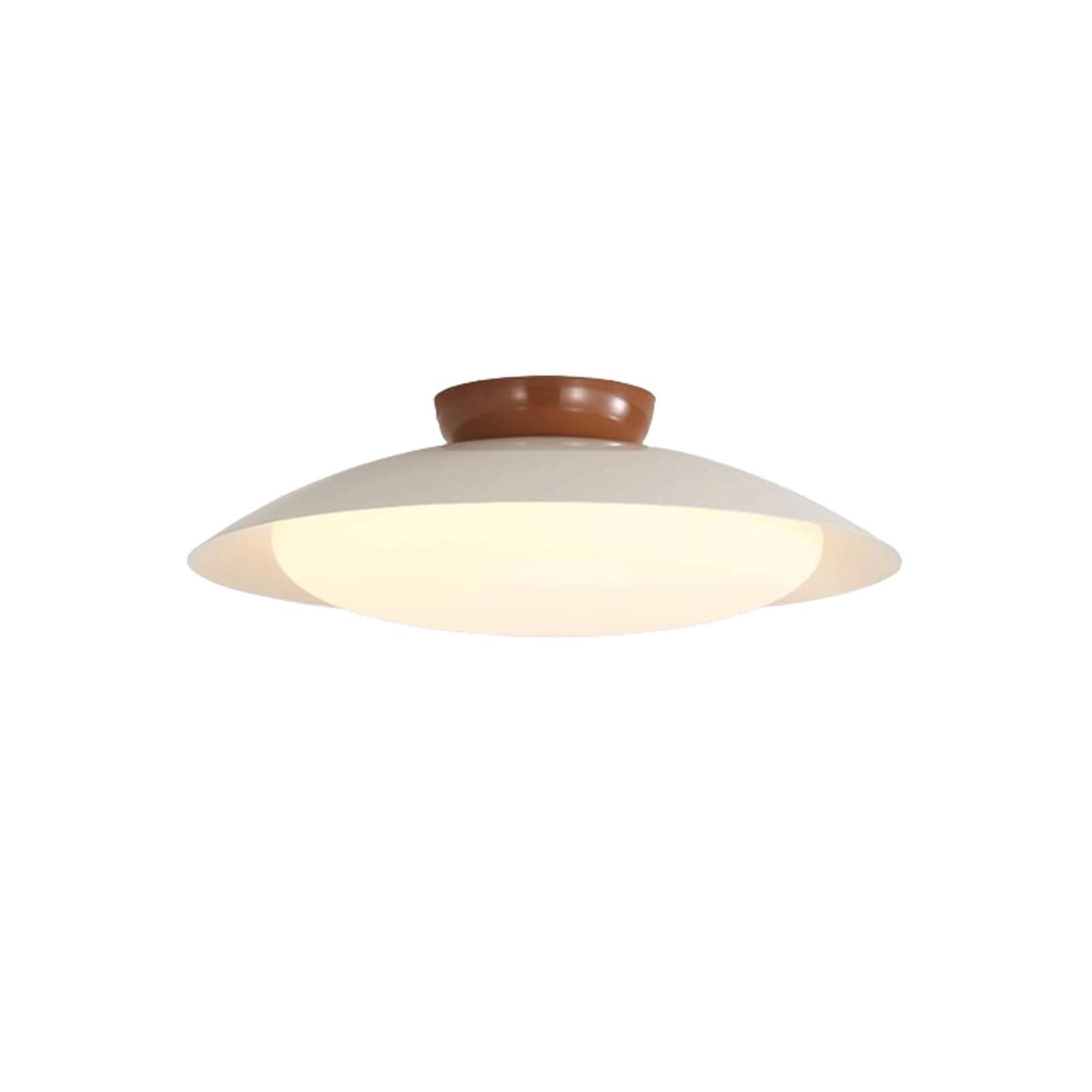 PLQWUJD Exquisite Chandelier LED Ceiling Light Fixture Dimmable Semi Flush Mount Lighting Close to Ceiling Light Bowl Shape Ceiling Lamp Hallway Chandelier(Wei�)