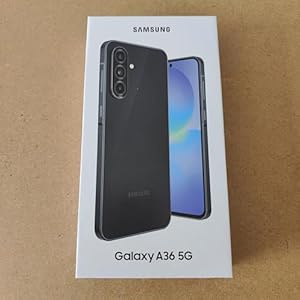 Samsung Galaxy A36 5G, Dual, 128GB 6GB Ram, Awesome Black...[Italienische, ungarische, polnische, rumänische, österreichische und schweizerische Versionen]