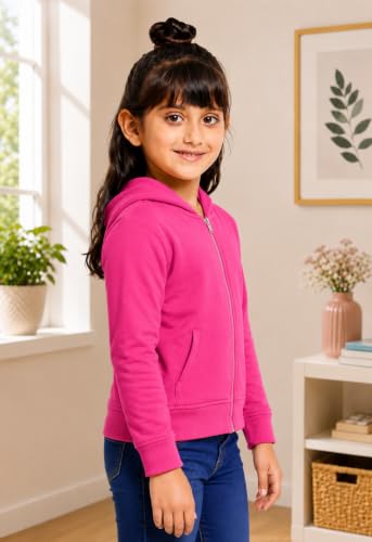 Image of ADBUCKS Girl's Cotton Hooded Sweatshirt