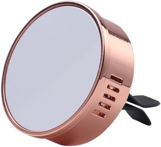 10 PCS Sublimation Blank Essential Oil Car Diffuser Vent Clip, Sublimation Car Aromatherapy Diffuser Locket Air Freshener with 10 Refill Pads for DIY Heat Transfer Print