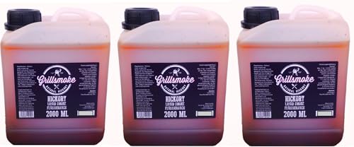 Grillsmoke Humo liquido - Liquid Smoke 3 x 2 Litros