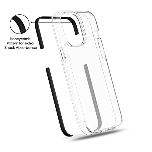 Image of Vaku Luxos Guard Series for iPhone 14 Plus Cover Case, 10 Feet Drop Protection, Shockproof, Scratch Resistant, Slim, Thin Compatible with iPhone 14 Plus Back Cover - Black