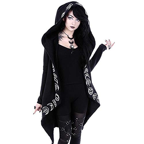 goth lunar hoodie