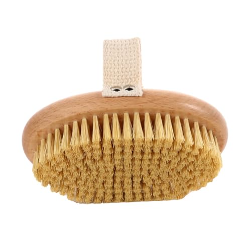 Cepillo Exfoliante Haya Yute Natural Herramienta de Ducha para Cuerpo Exfoliación Suave y Limpieza Cuerpo