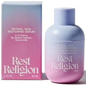 Retinal Skin Restoring Serum with 0.1% Retinal, Bio Retinol, Peptides & Niacinamide, Face Serum for Anti-Aging, Fine Lines & Hyperpigmentation