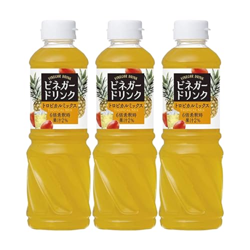 [キユーピー醸造]ビネガードリンク トロピカルミックス 500ml×3本セット